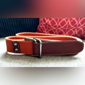Tommy Bahama Orange Leather Belt